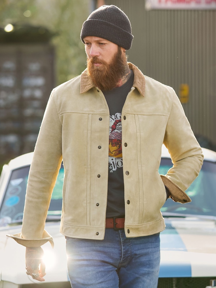 Joe Browns Cream Sensational Suede Western Jacket - Image 1 of 7