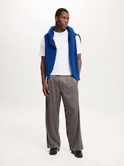 Cotton On Grey Super Baggy Pleated Trousers - Image 4 of 5