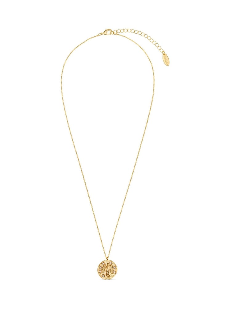 Orelia London Gold Virgo Zodiac Necklace - Image 1 of 3 Orelia London Gold Virgo Zodiac Necklace - Image 1 of 3