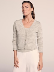 سترة كارديغان طبقات من مزيج الكتان من Mint Velvet - صورة 2 من 8