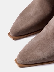 Mint Velvet Grey Lorna Western Ankle Boots - Image 2 of 3