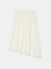 Mint Velvet Cream Lace Asymmetric Skirt - Image 7 of 7