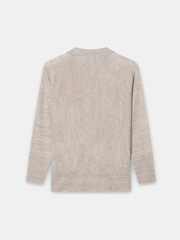 Mint Velvet Natural Linen Blend Knit Jumper - Image 8 of 8