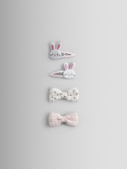 JoJo Maman Bébé 4-Pack Bunny Clips - Slika 2 od 4