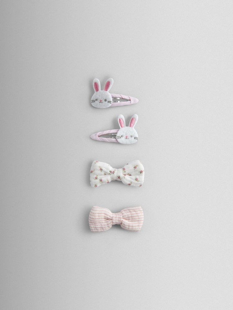 JoJo Maman Bébé 4-Pack Bunny Clips - Slika 2 od 4