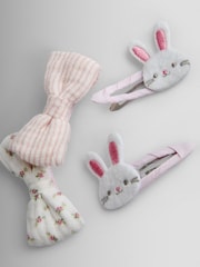JoJo Maman Bébé 4-Pack Bunny Clips - Slika 4 od 4