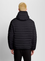 Lyle & Scott Black Stretch Lightweight Quilted Jacket - Image 4 of 6