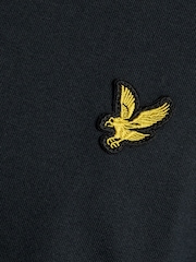 Bleu nuit - T-shirt Lyle & Scott en coton à col ras du cou - Image 7 de 7