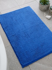 Catherine Lansfield Cobalt Blue Bobble Bathmat - Image 1 of 3