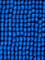 Catherine Lansfield Cobalt Blue Bobble Bathmat - Image 3 of 3