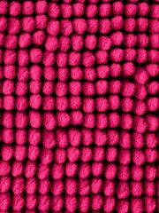 Catherine Lansfield Hot Pink Bobble Bathmat - Image 3 of 3