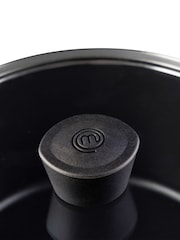 Masterchef Black Saucepan with lid 18cm - Image 4 of 4