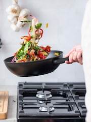 Masterchef Black Wok Pan 28cm - Image 3 of 5