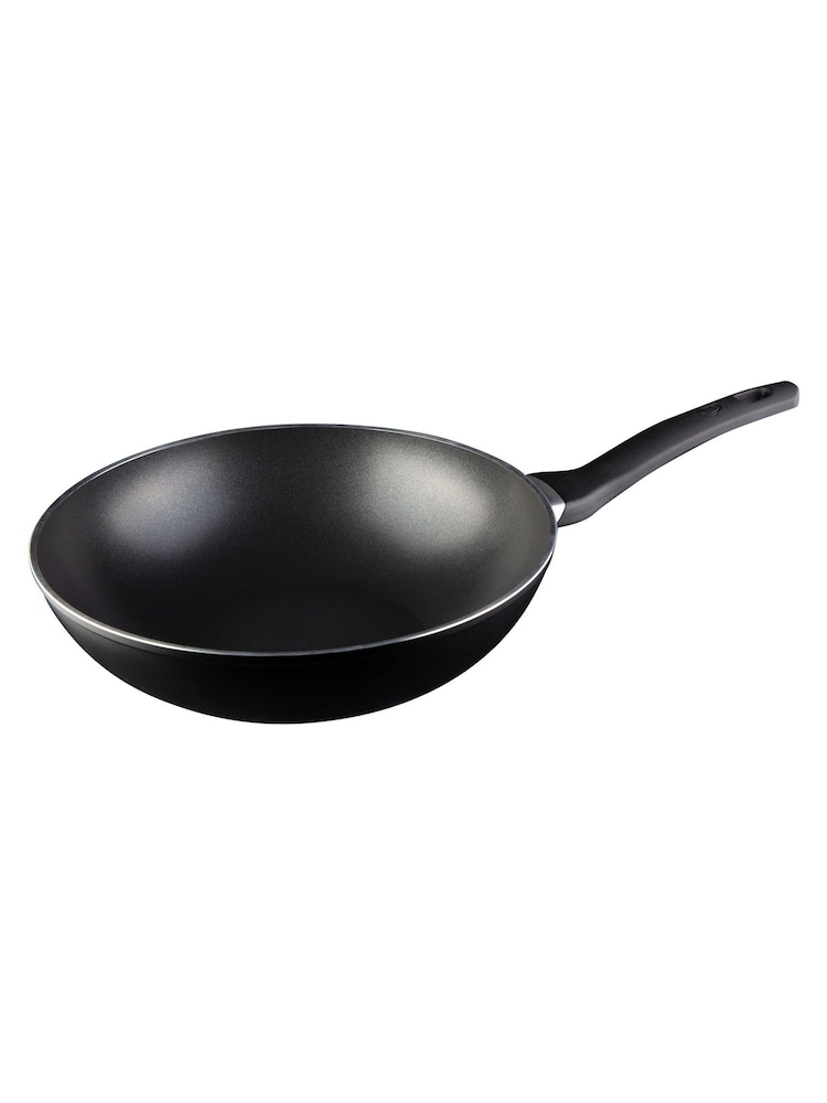 Masterchef Black Wok Pan 28cm - Image 5 of 5