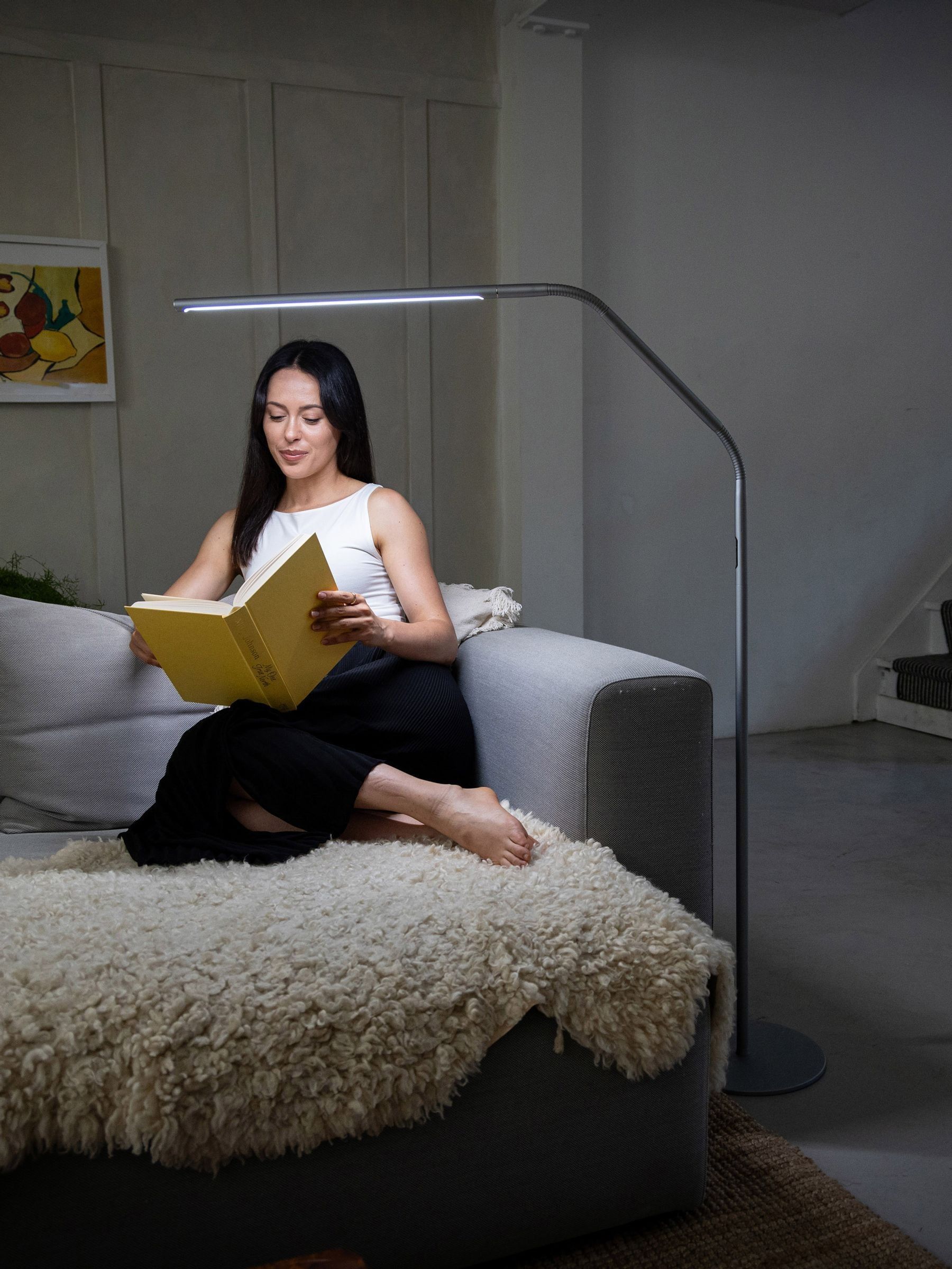 Buy Daylight Company Ice Grey Slimline 4 Floor Lamp from Next USA