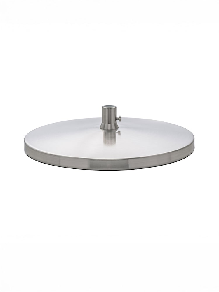 Daylight Company Brushed Steel Slimline Table Base - Image 4 of 4