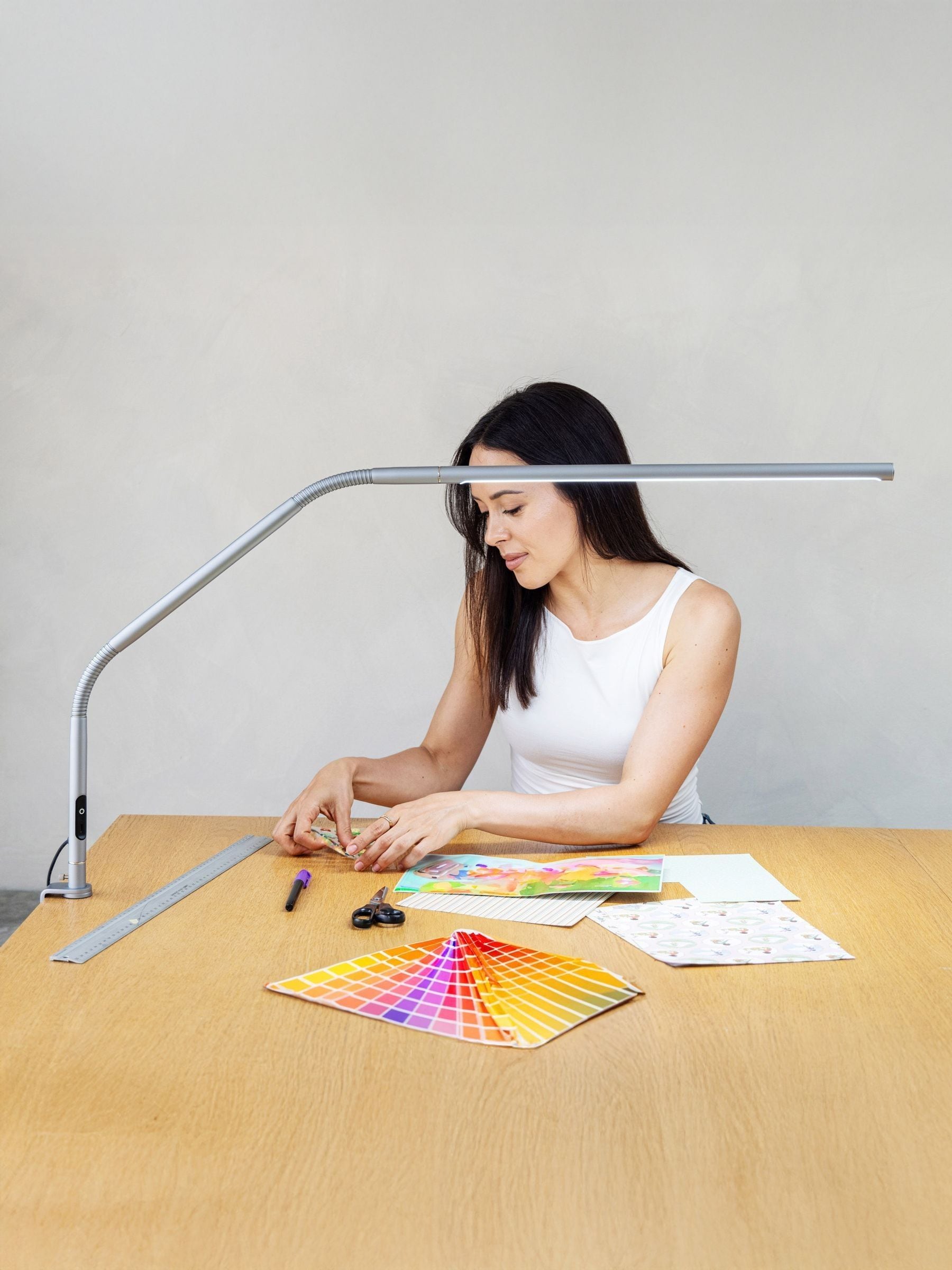 Buy Daylight Company Ice Grey Slimline 4 Table Lamp from Next USA