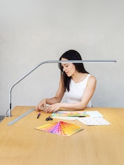 Daylight Company Ice Grey Slimline 4 Table Lamp - Image 2 of 6