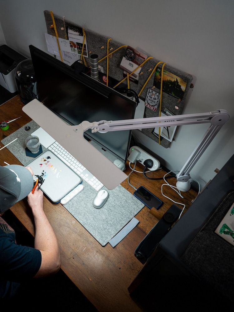 Daylight Company White Lumi Task Lamp - Image 1 of 7 Daylight Company White Lumi Task Lamp - Image 1 of 7