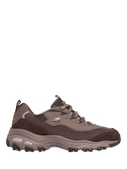 Skechers Chocolate Brown DLites Trainers - Image 1 of 6