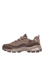Skechers Chocolate Brown DLites Trainers - Image 2 of 6