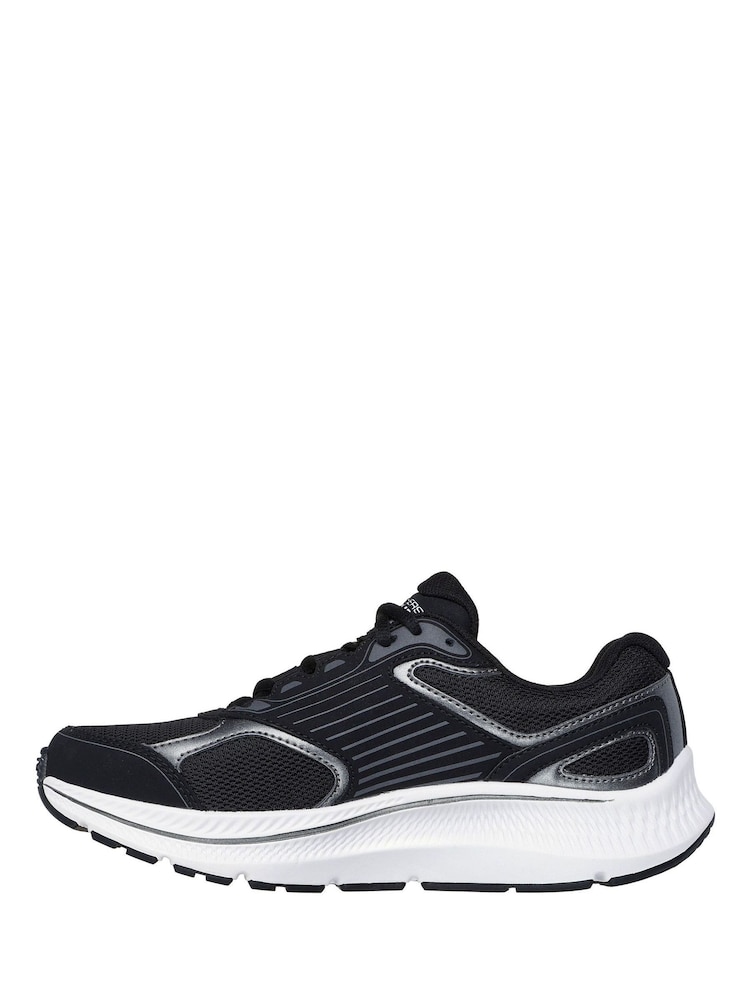 Skechers Black/White Go Run Consistent Trainers - Image 2 of 5