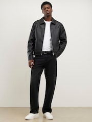 River Island Black Loose Fit Washed Jeans - Image 2 of 4