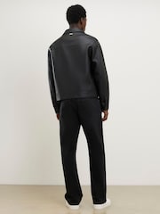 River Island Black Loose Fit Washed Jeans - Image 3 of 4