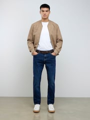 темно-выбеленные джинсы зауженного кроя River Island - Изображение 1 4