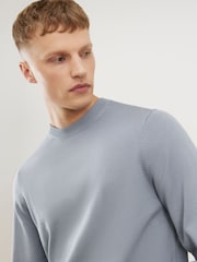 River Island Slim Fit Essential Sweatshirt - תמונה 3 מתוך 4