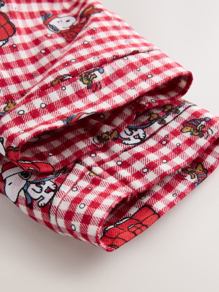 Red Snoopy Matching Family Christmas Pet Pyjamas - Image 8 of 8