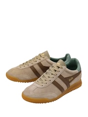 Gola ženske Torpedo patike od antilopa Na pertlanje - Slika 2 od 4