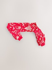 Red Jolly Vibes Matching Family Christmas Pet Pyjamas - Image 1 of 3