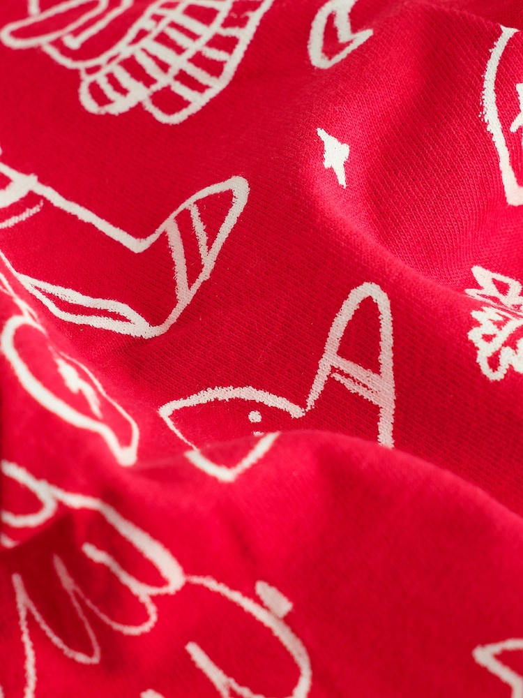 Red Jolly Vibes Matching Family Christmas Pet Pyjamas - Image 3 of 3