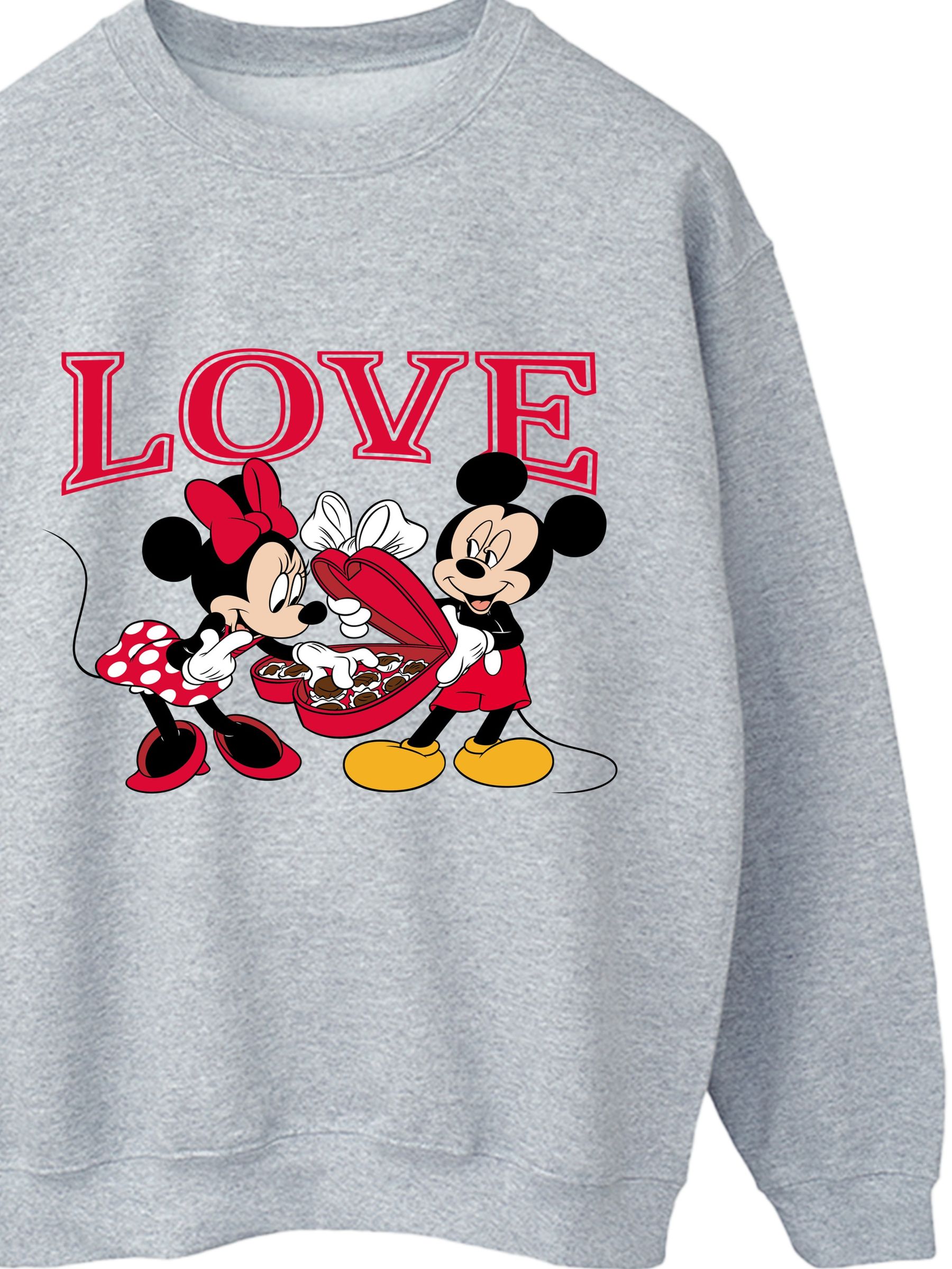 Buy Brands In Grey Disney Mickey Mouse Love Sweatshirt from Next USA