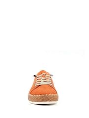 Lunar Orange Maddison II Suede Plimsoll Shoes - Image 3 of 5