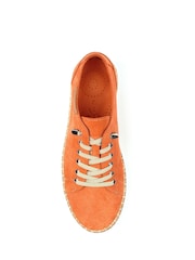 Lunar Orange Maddison II Suede Plimsoll Shoes - Image 5 of 5