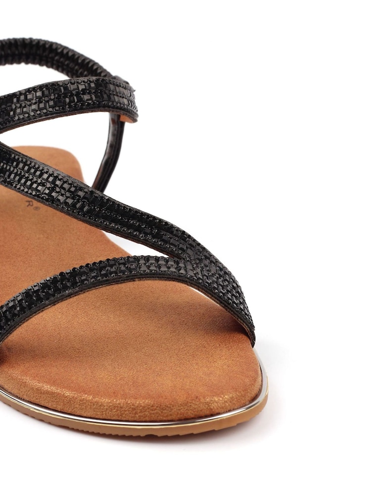 Lunar Black Blaise Sandals - Image 7 of 7