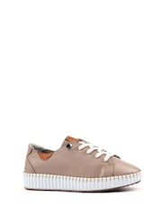 Lunar Beige Faith Leather Shoes - Image 3 of 6