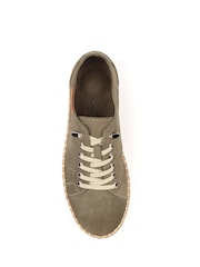Lunar Green Maddison II Suede Plimsoll Shoes - Image 5 of 5