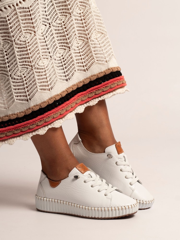 Lunar White Faith Leather Shoes - Image 1 of 6 Lunar White Faith Leather Shoes - Image 1 of 6