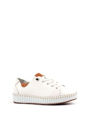Lunar White Faith Leather Shoes - Image 3 of 6