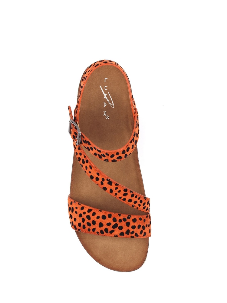 Lunar Orange Muster Wedge Sandals - Image 7 of 7