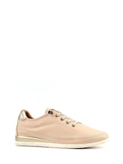 Lunar Beige Penelopy Leather Trainers - Image 2 of 6