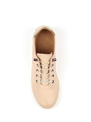Lunar Beige Penelopy Leather Trainers - Image 6 of 6