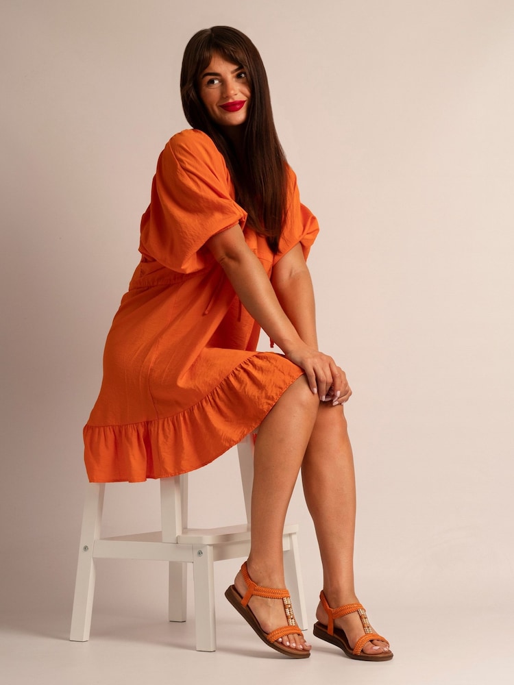 Lunar Orange Portofino Sandals - Image 2 of 7