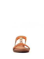 Lunar Orange Portofino Sandals - Image 5 of 7