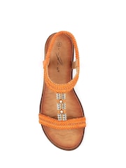 Lunar Orange Portofino Sandals - Image 7 of 7