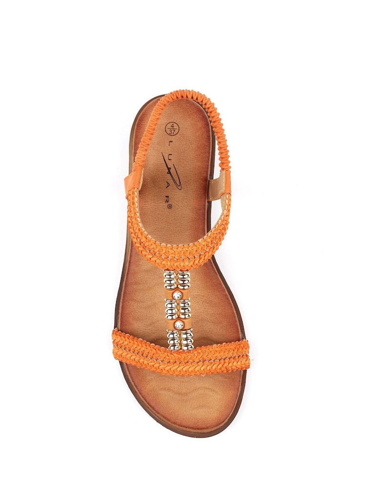Lunar Orange Portofino Sandals - Image 7 of 7