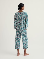 Seasalt Cornwall Light Blue Tree Shadow Pyjamas - Image 2 of 5
